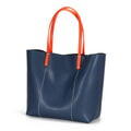 a blue and orange tote bag on a white background4