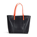 a black and orange tote bag on a white background6