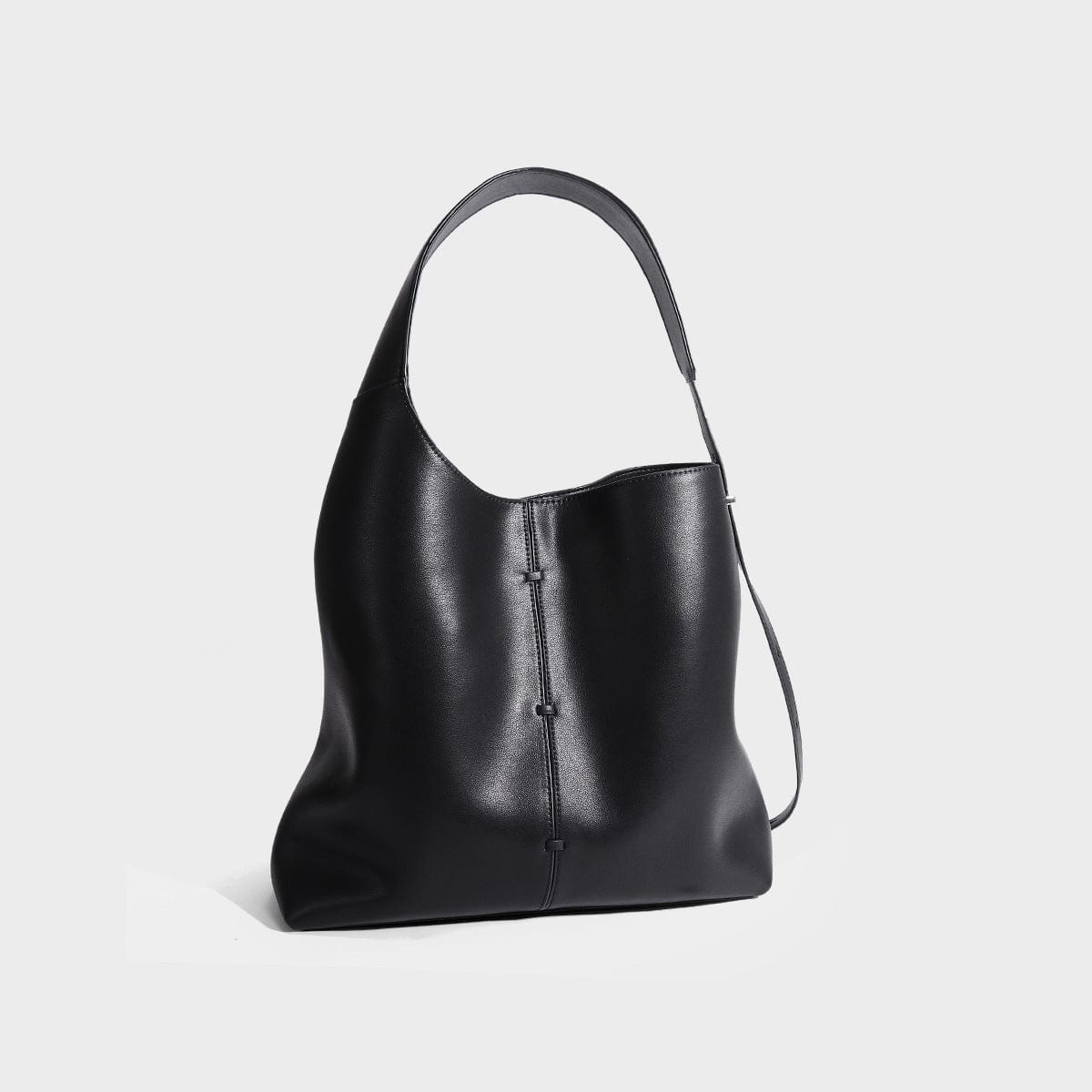 a black handbag on a white background7