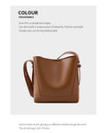 Leather  Bucket Bag 8