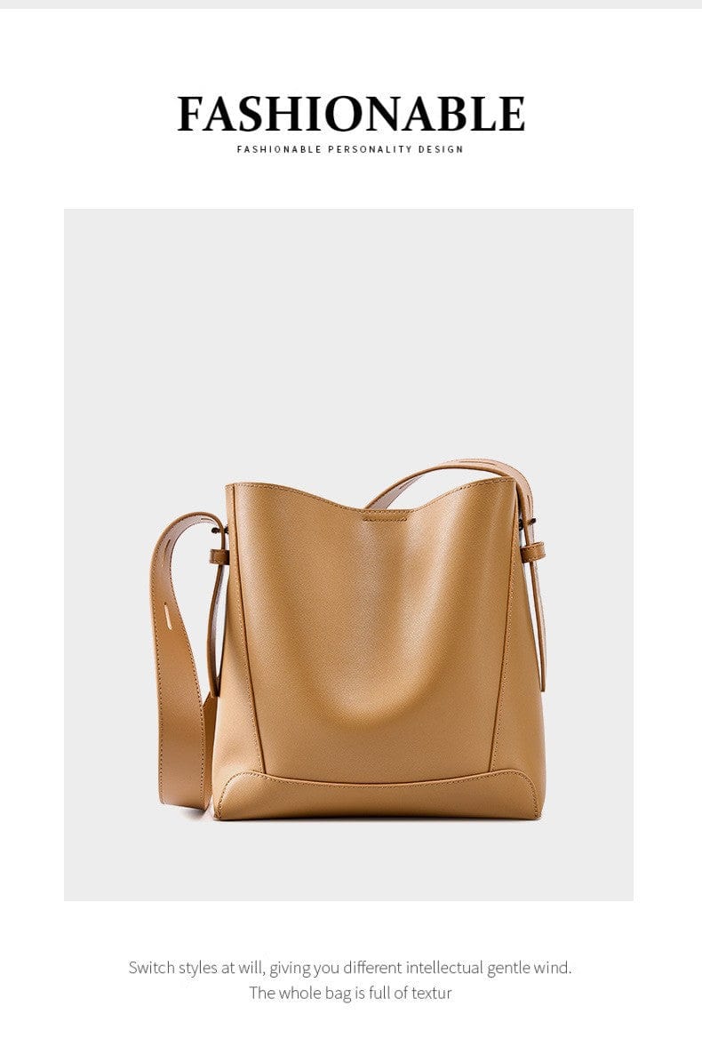 Leather  Bucket Bag 7