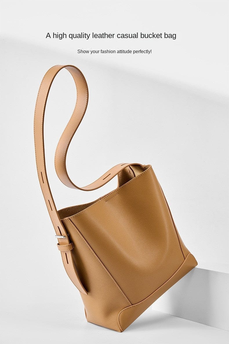 Leather  Bucket Bag 6